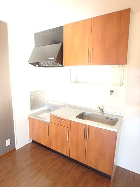 キッチン　ガスコンロ設置可能