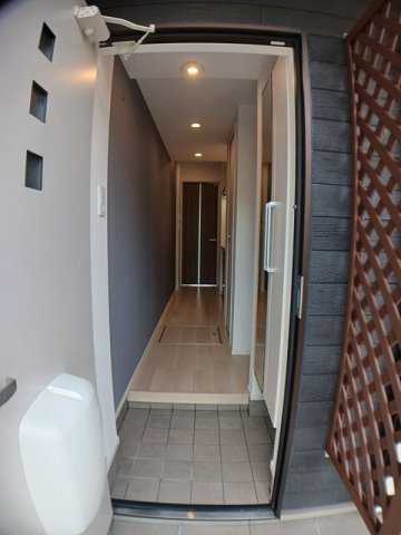 玄関　明るい玄関です