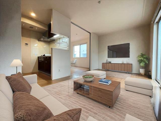 居室・リビング　AI生成画像になります。