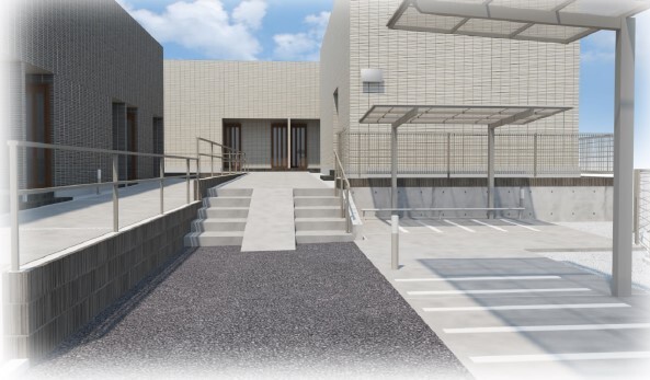 建物外観　外観は落ち着いています