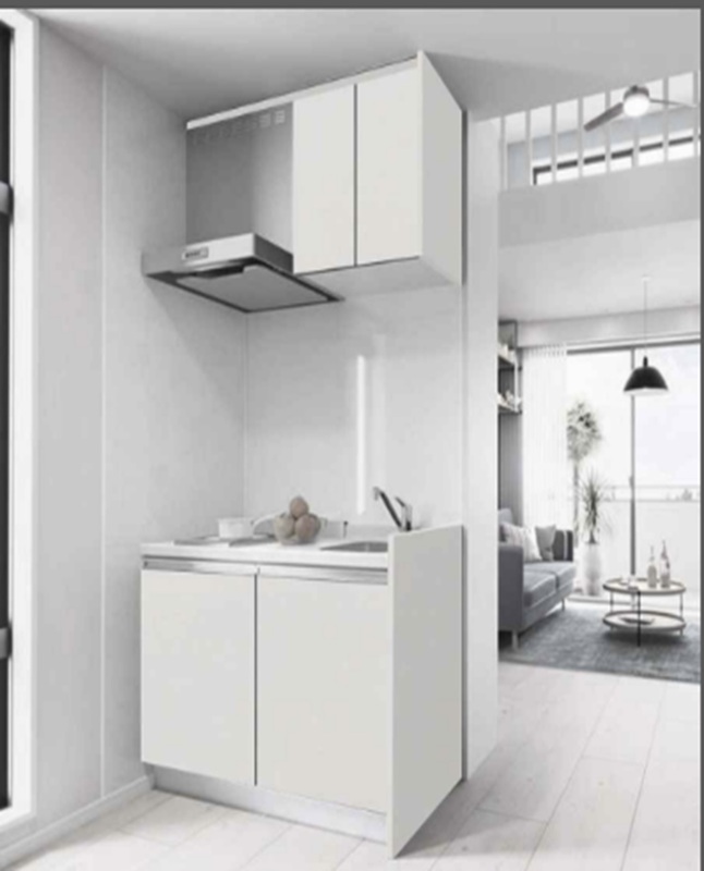 キッチン　きれいな２口キッチン