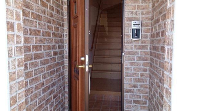 玄関　収納もある玄関です