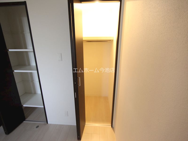 収納　クローゼット　収納充実しています