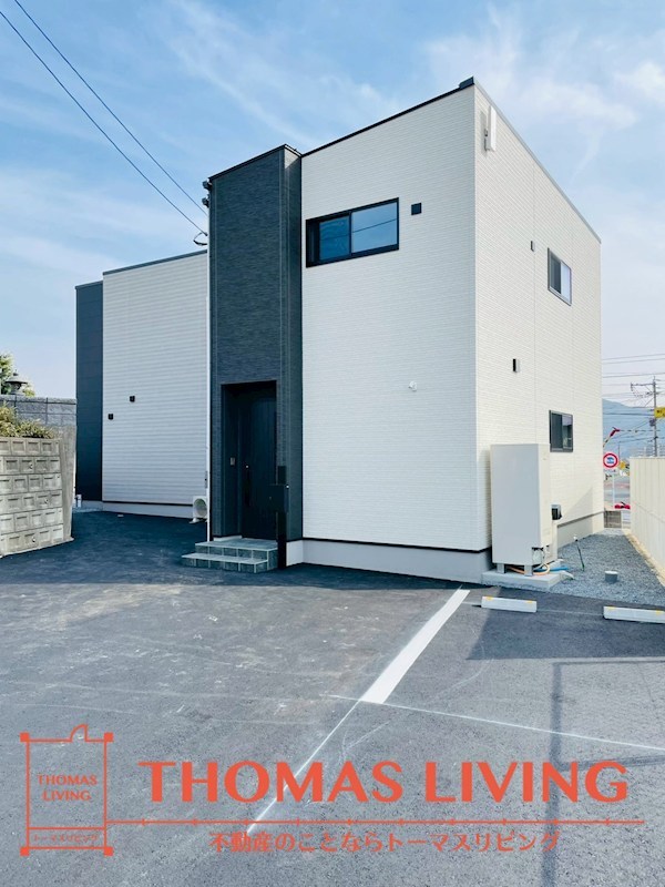 建物外観　数少ない戸建ての賃貸物件です。駐車場2台無料。