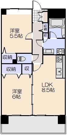 パークアベニュー自由ヶ丘の間取り写真