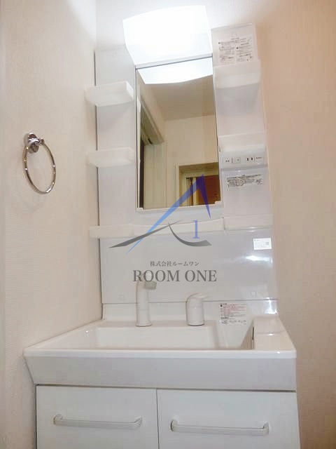 洗面設備　洗面台です。