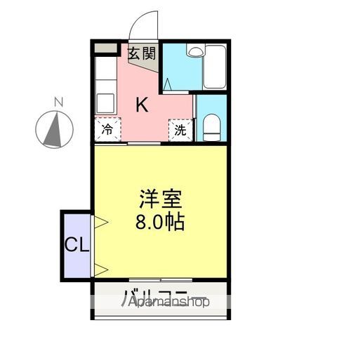 おれんじハウスBの間取り写真