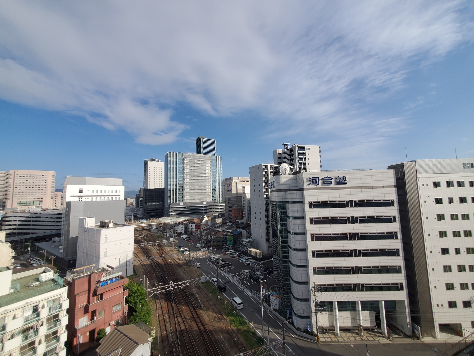 眺望　広島駅に開業したMINAMOAも目の前です。