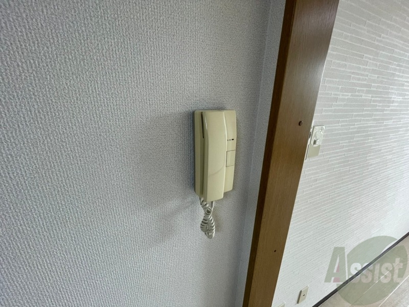 セキュリティ　インターホンで来客確認ができます。安心ですね。