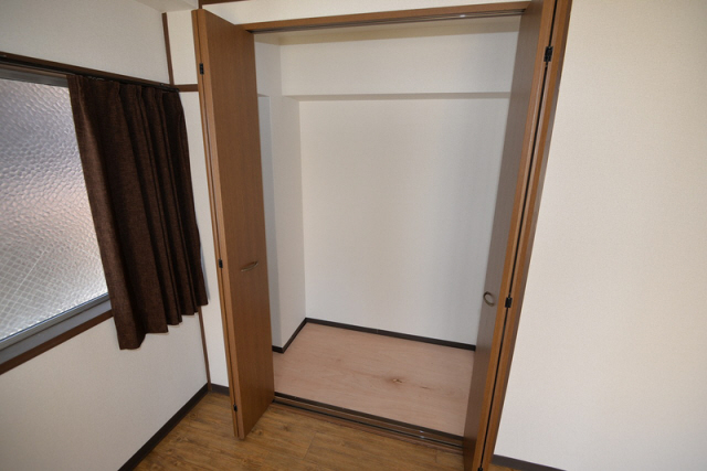 収納　たっぷりとした収納スペースです