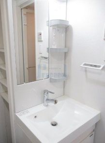 洗面設備　使いやすい独立洗面台☆