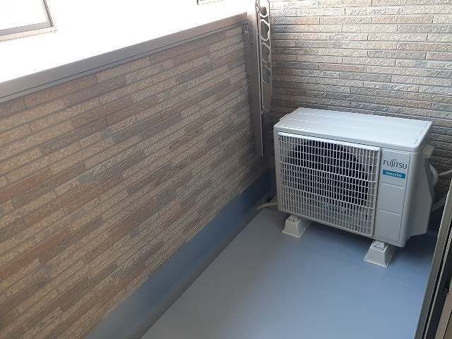 バルコニー　落ち着いた時間を過ごせるバルコニーです