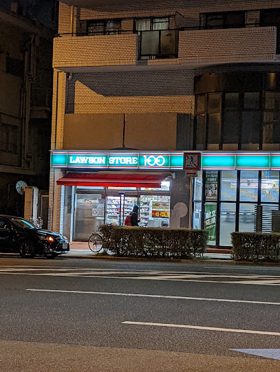 コンビニ　ローソンストア100 LS大阪上本町八丁目店（コンビニ）まで448m