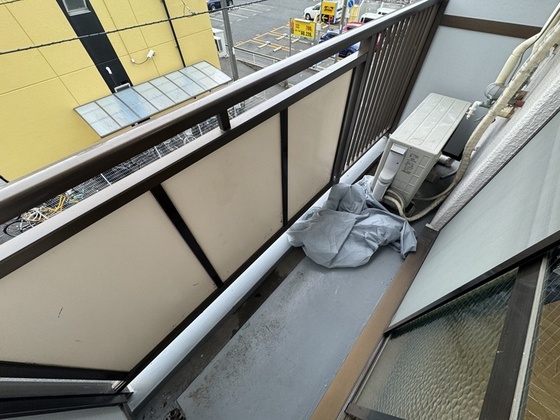バルコニー　※別部屋の写真です
