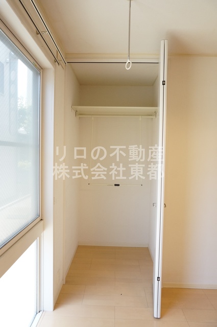 収納　収納はクローゼットタイプなので、整理整頓はかどります☆