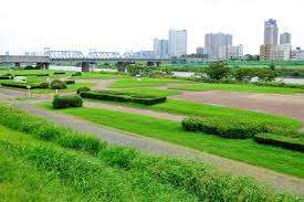 公園　多摩川丸子橋緑地（公園）まで360m