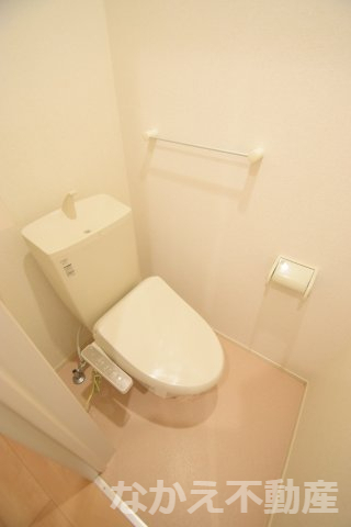 トイレ　ゆったりとした空間のトイレです