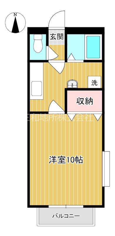 KNハイツの間取り写真