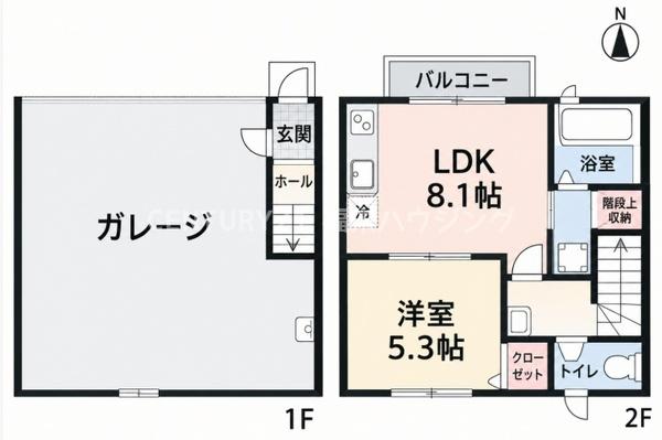 地下鉄長堀鶴見緑地線 鶴見緑地駅 徒歩10分 2階建 築4年の間取り写真