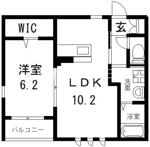 ラヴィーユ布施の間取り写真
