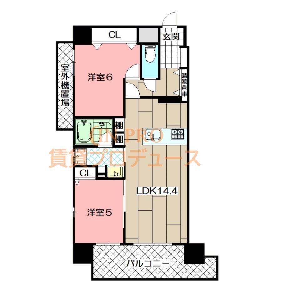 THE SQUARE・Royal Terraceの間取り写真