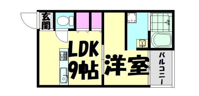 羽衣グリーンハイツの間取り写真