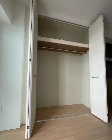収納　たっぷりとした収納スペースです