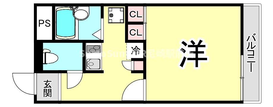 レオパレスエルザ2の間取り写真