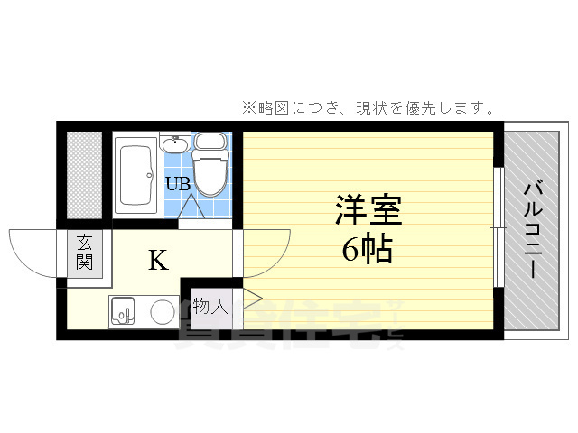 コーポ大栄の間取り写真