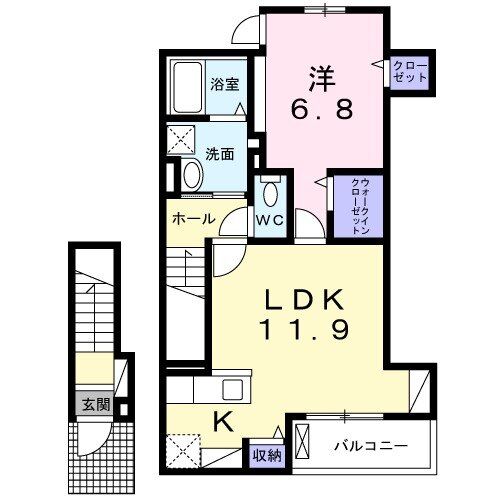 M・アーバンヒルズ府中の間取り写真