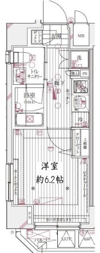 ライズコート大森町の間取り写真
