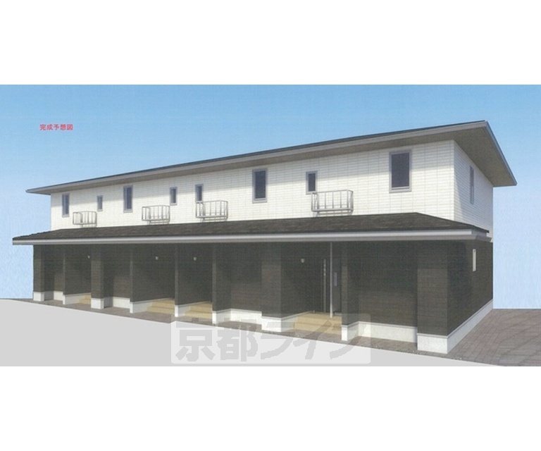 建物外観　予想図、完成予想図