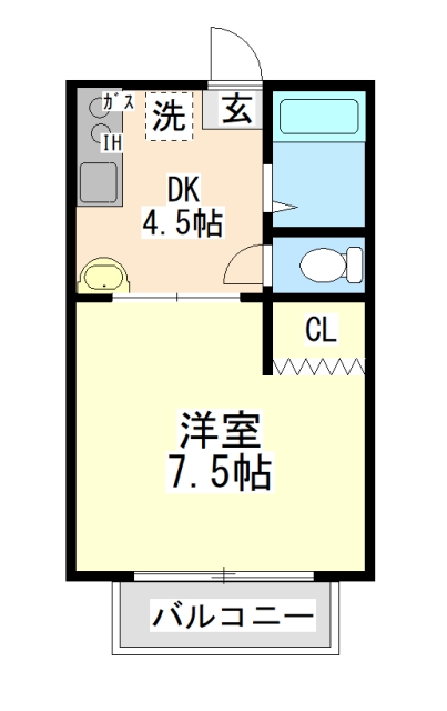 カレッジホームサンシティの間取り写真