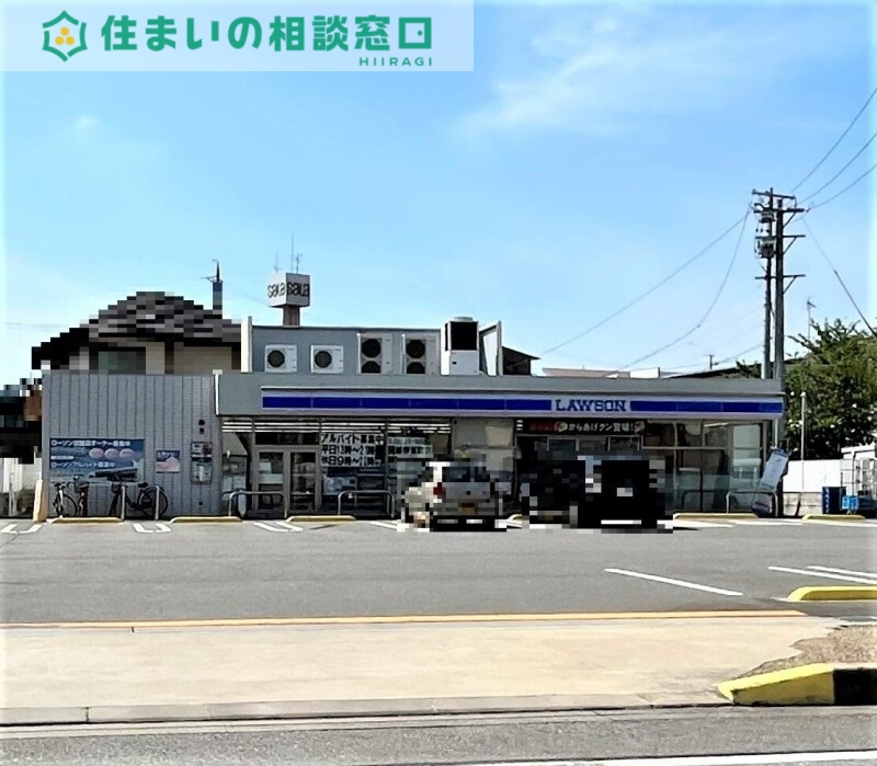 コンビニ　ローソン岡崎伊賀町店（コンビニ）まで579m