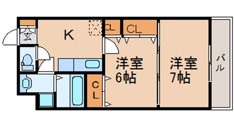 エソールの間取り写真