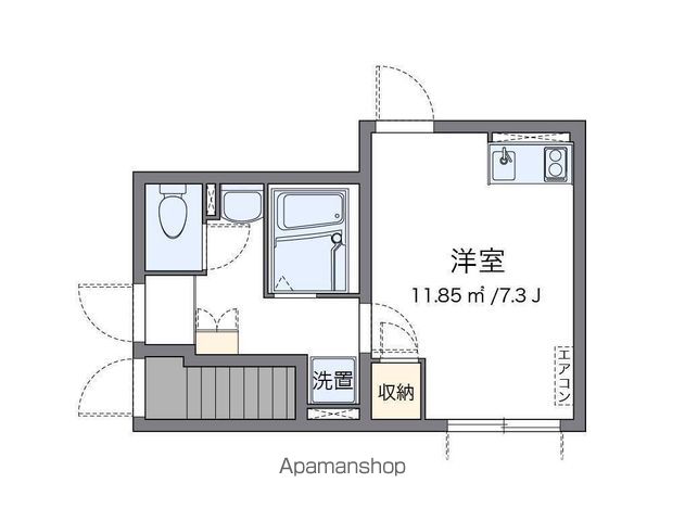 クレイノクレセントの間取り写真