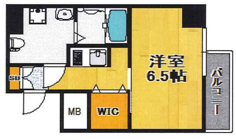 エスライズ御堂筋本町の間取り