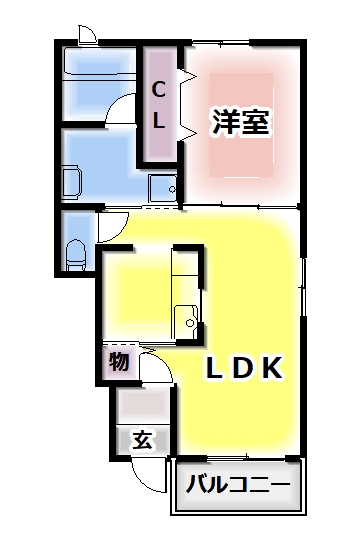 クラルテMの間取り