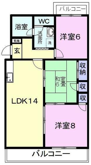 グレイス五番館の間取り