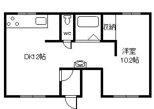 コーポサワダの間取り