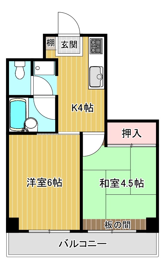 板倉ビルの間取り