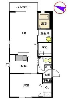 シャーメゾン那珂の間取り