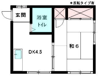 ハイツＬＡの間取り