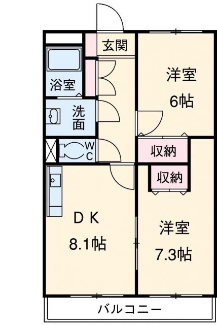 ファミール菱池の間取り