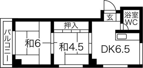 白山パレドールの間取り