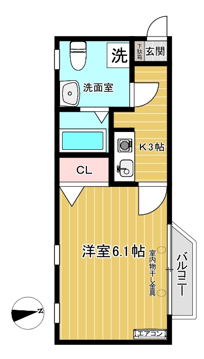 アイヒルズ美しが丘の間取り