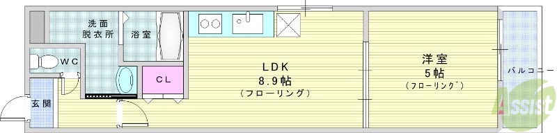 フジパレス池田南I番館の間取り