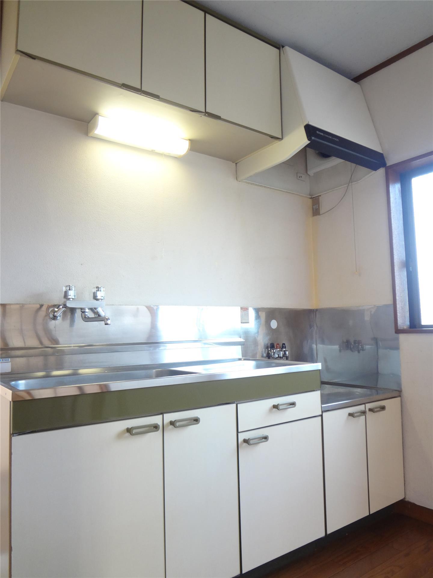 キッチン　ガスコンロ設置可