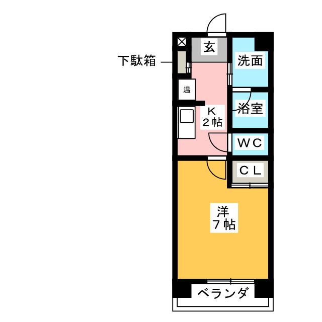 ラフィネ多屋IIIの間取り