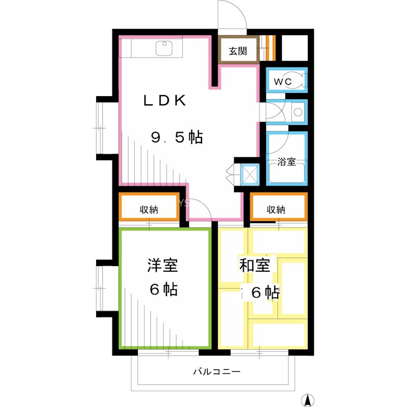 ヴィラタカハシの間取り